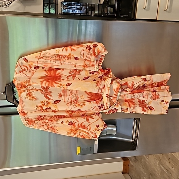 💕AGUA BENDITA💕 Linnea Romper - Shaka Tropical Print Medium M NWT - Picture 13 of 16